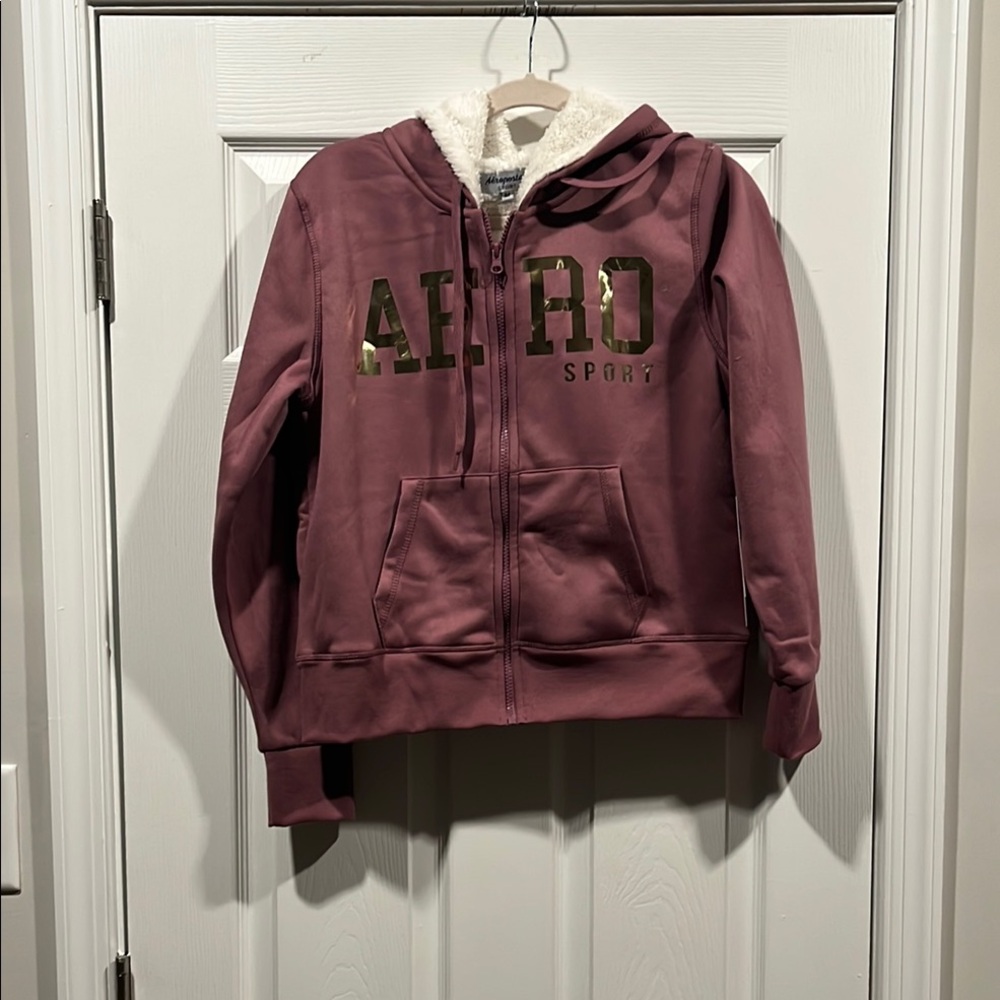 Aeropostale Hoodie with Gold Accents 100 polyester. New with tags.